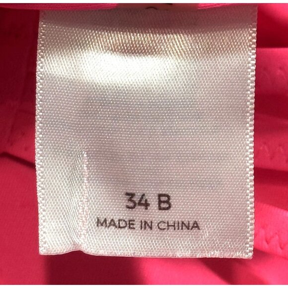 Shade & Shore Pink Strapless Bikini Swimwear Set 34B Nylon/Spandex - Picture 4 of 13